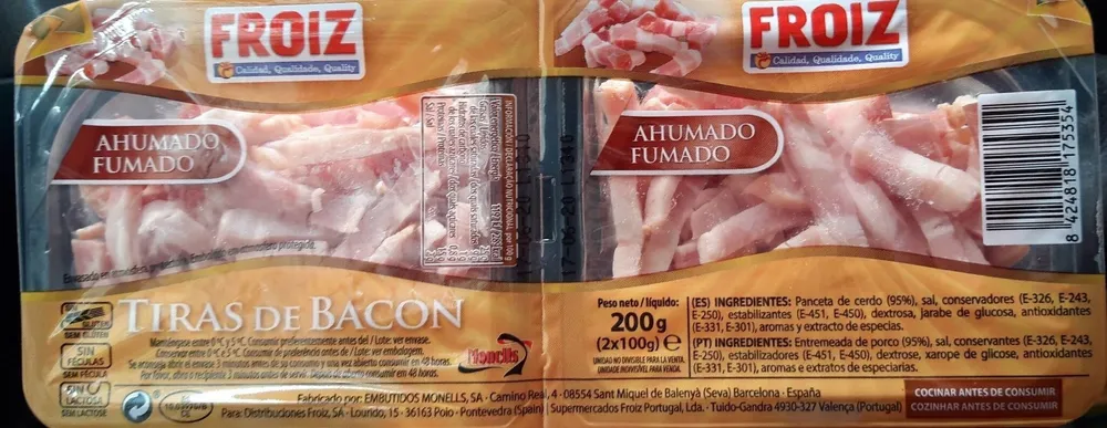 Tiras de bacon
