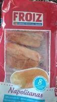Napolitanas de crema sabor vainilla