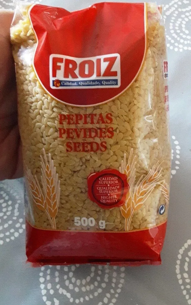 Pepitas de pasta