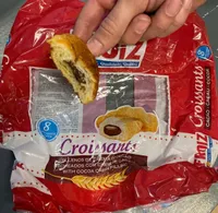 Croissant relleno de crema de cacao