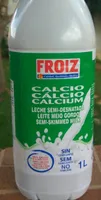 Leche semi desnatada calcio