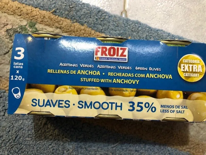 Aceitunas rellenas de anchoa