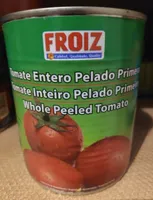 Tomate entero pelado primera