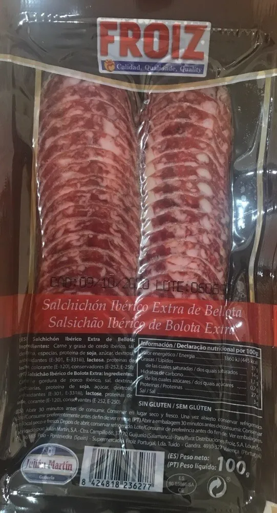 Salchichon Iberico Extra De Bellota