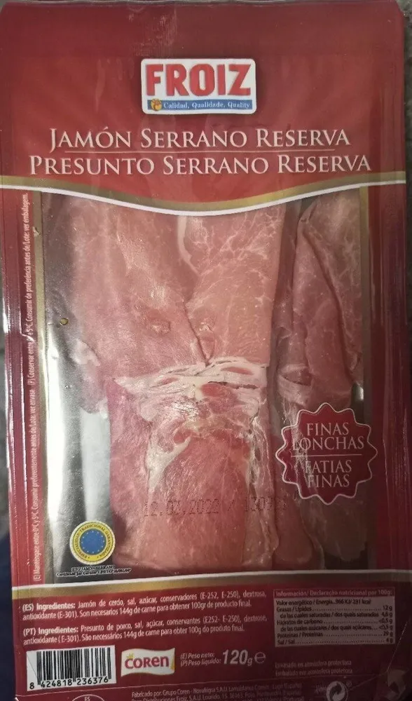 Jamón serrano reserva