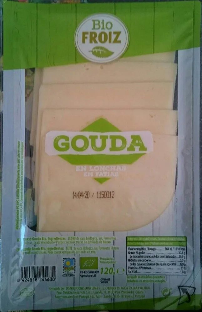 Gouda bio en lonchas