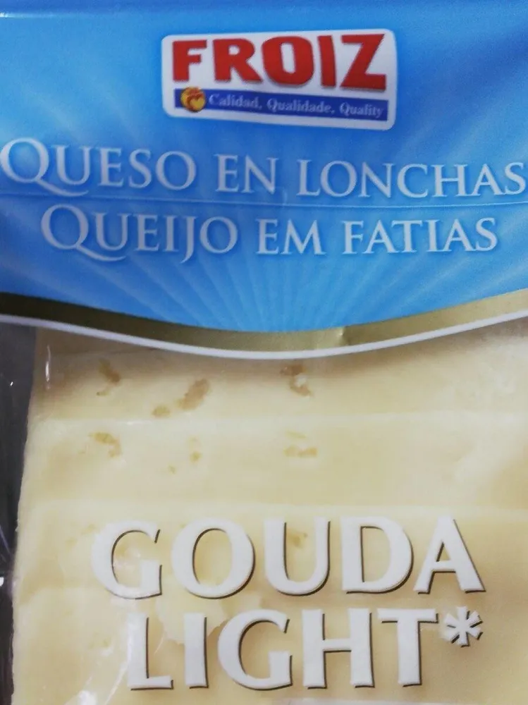 Queso en lonchas gouda light