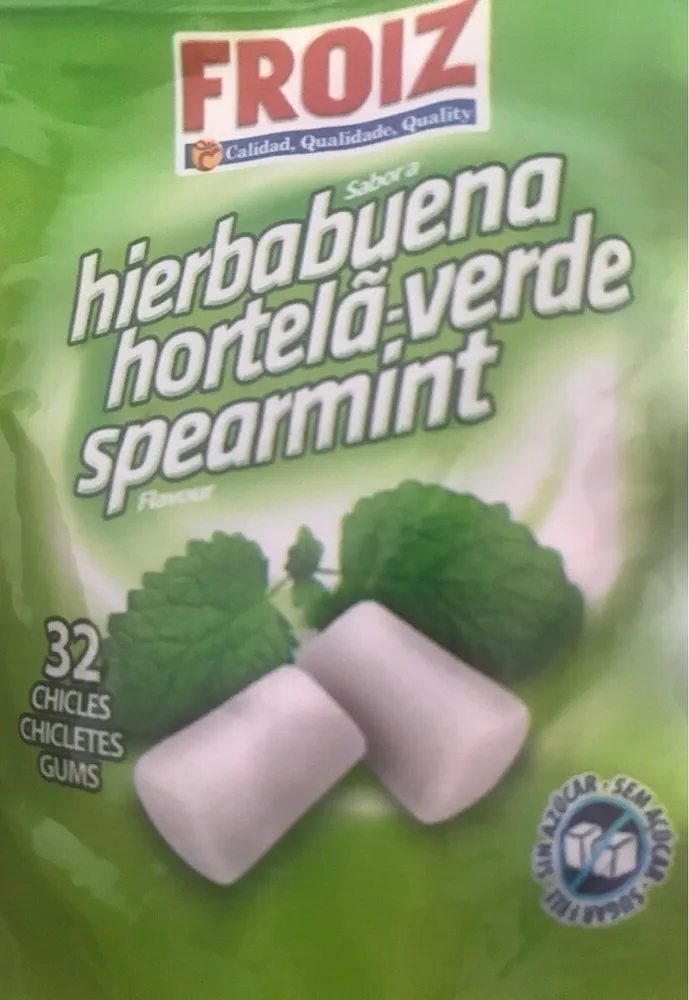 Chicles sabor a hierbabuena