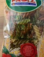 Espirales con vegetales