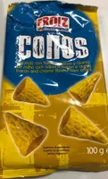 Conos de maíz con sabor a bacon y queso