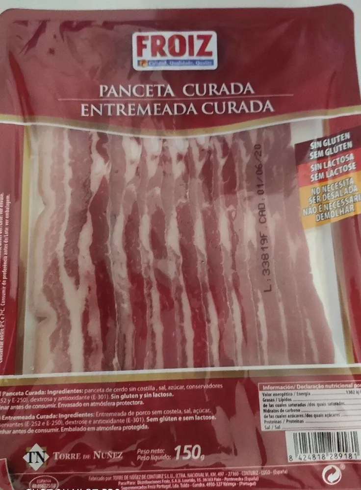 Panceta curada