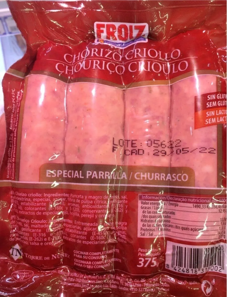 Chorixo criollo