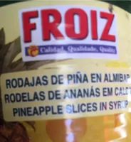 Rodajas de piña en almíbar