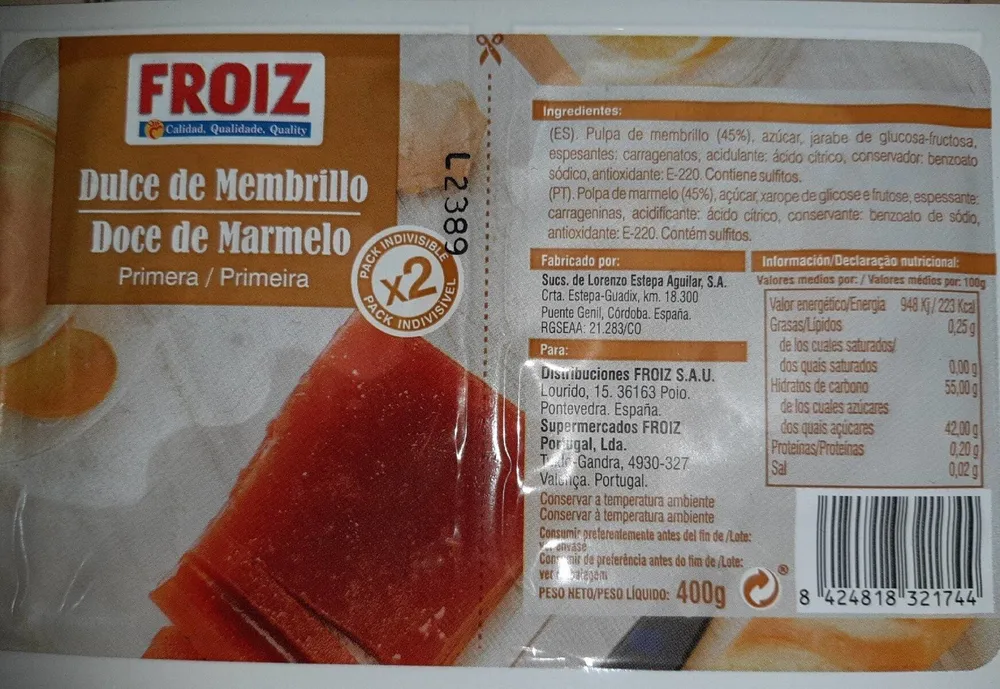 Dulce de membrillo