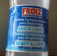 Bebida complementaria para deportistas sabor limón