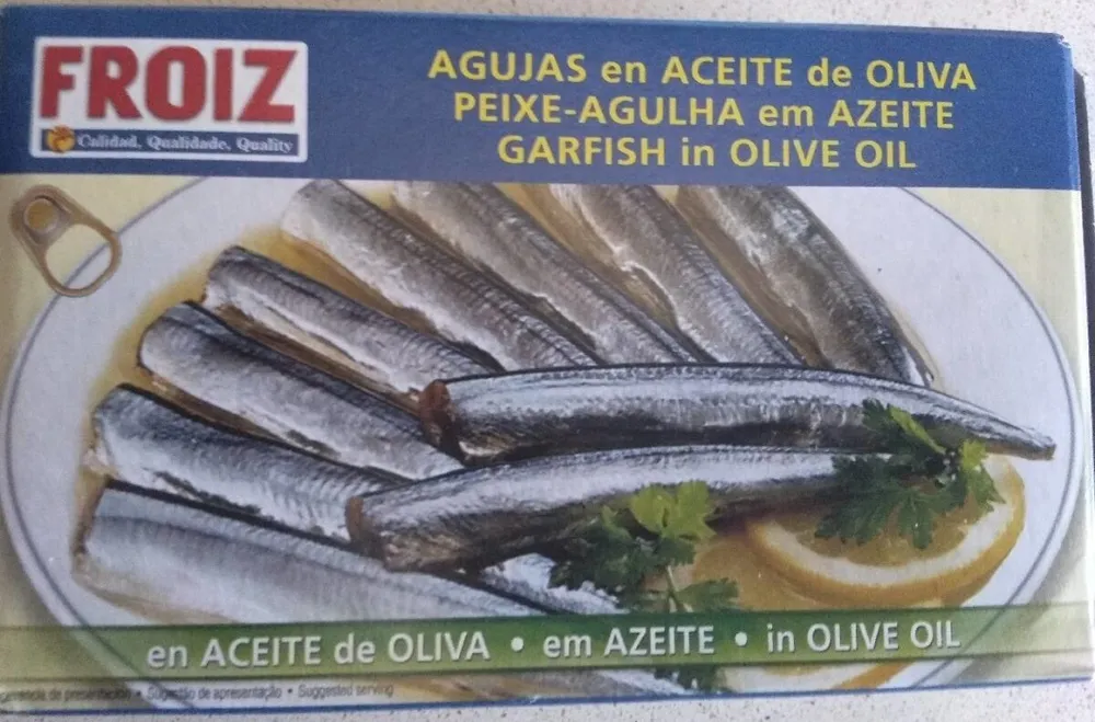 Agujas en aceite de oliva