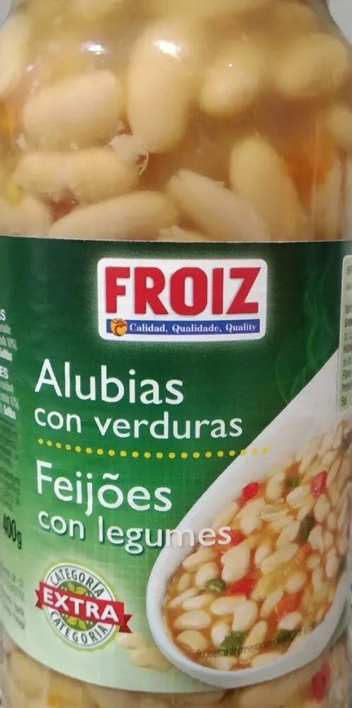 Alubias con verduras
