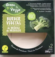 Burguer vegetal brócoli