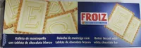 Butter biscuit with white bar