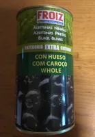 Aceitunas negras con hueso