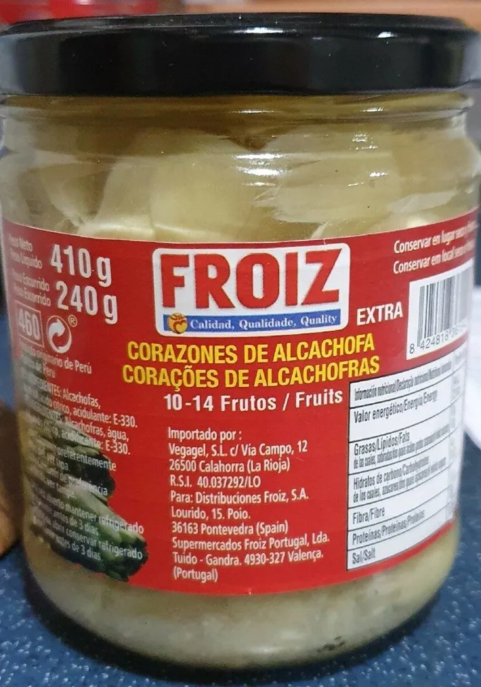 Corazones de alcachofa