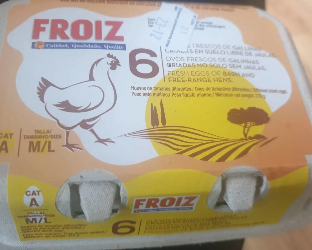 Huevos frescos de Gallinas