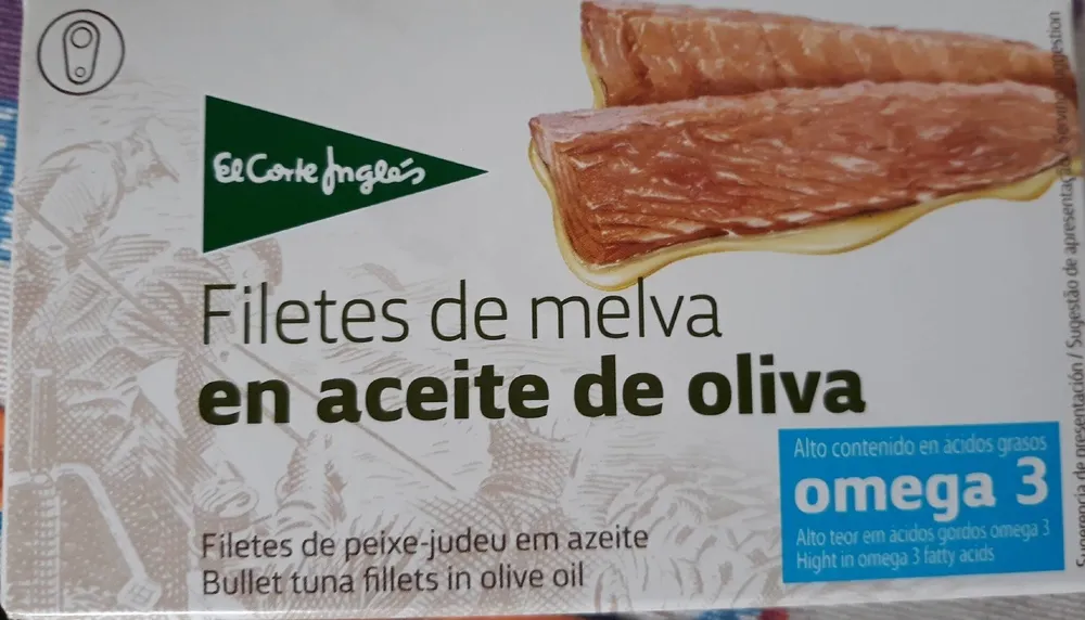 Filetes de melva en aceite de oliva