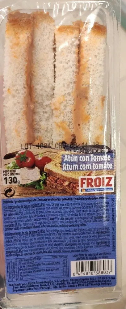 Sandwich Atún con Tomate