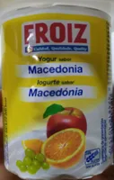 Yogur sabor macedonia