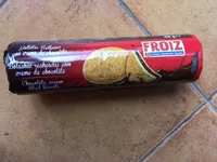 Galletas rellenas de chocolate