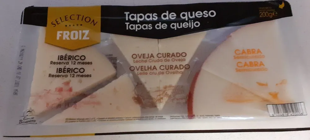 Tapas de queijo