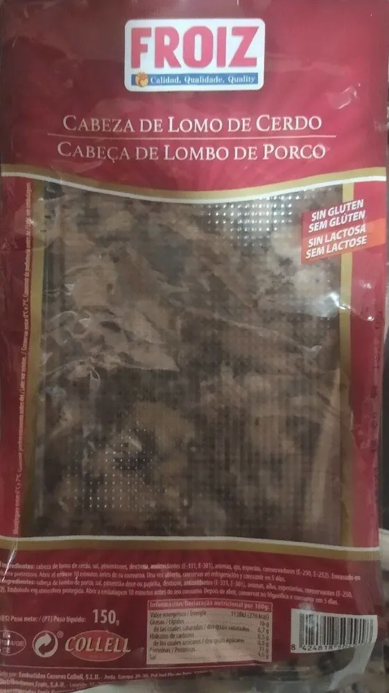 Cabeza de lomo de cerdo