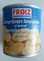 Champiñones laminados al natural