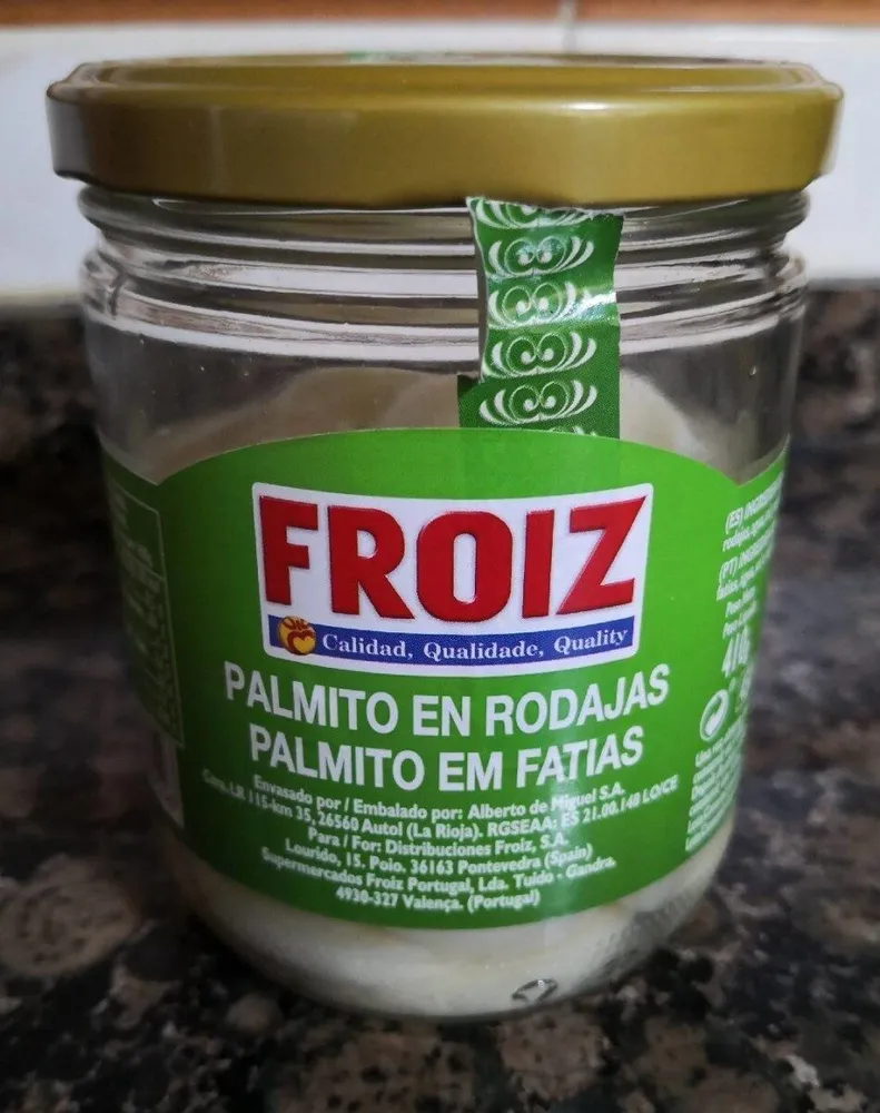 PALMITO EN RODAJAS