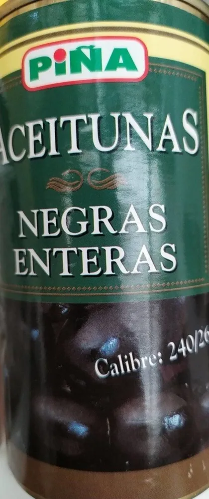 Aceitunas negras enteras