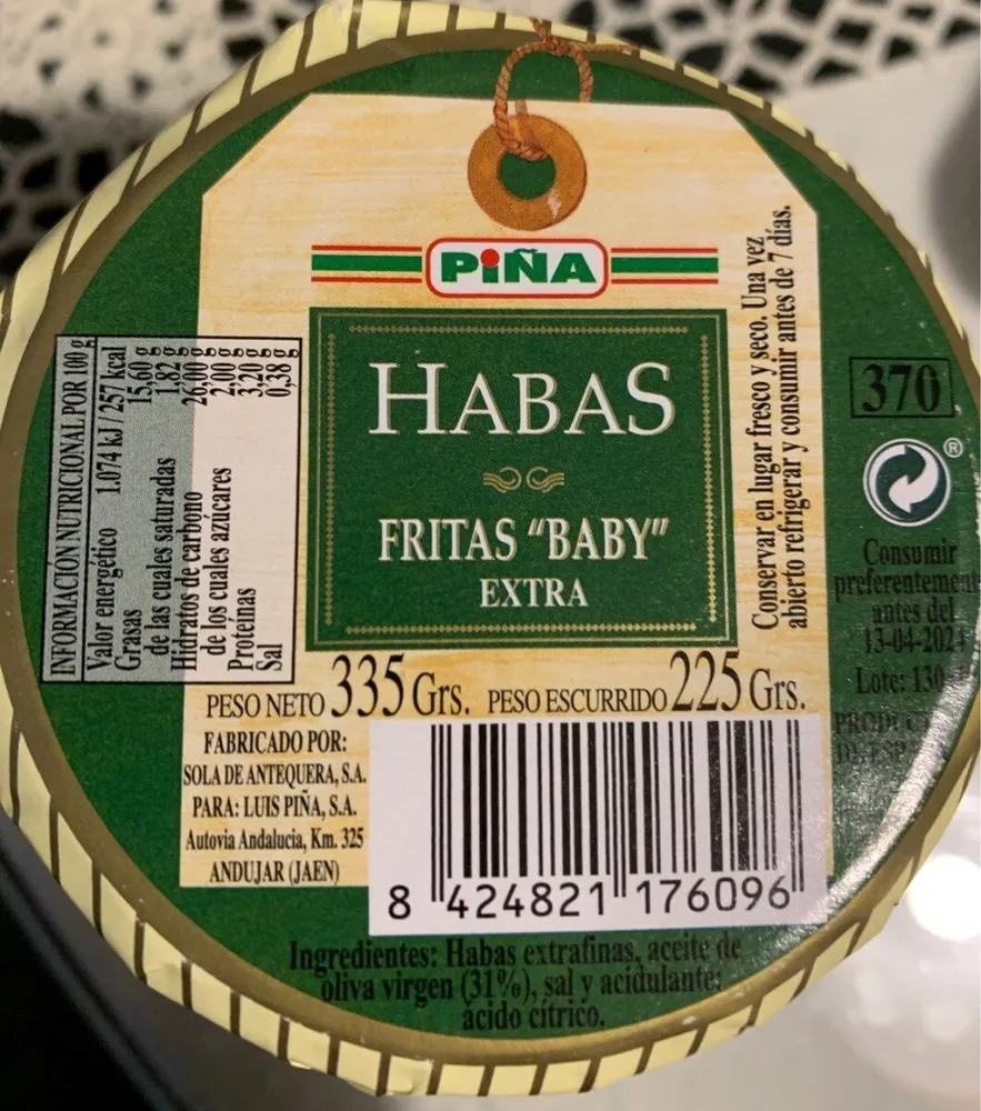 Habas Fritas Baby