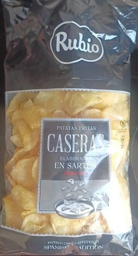 Patatas fritas caseras elaboradas sartén sin gluten