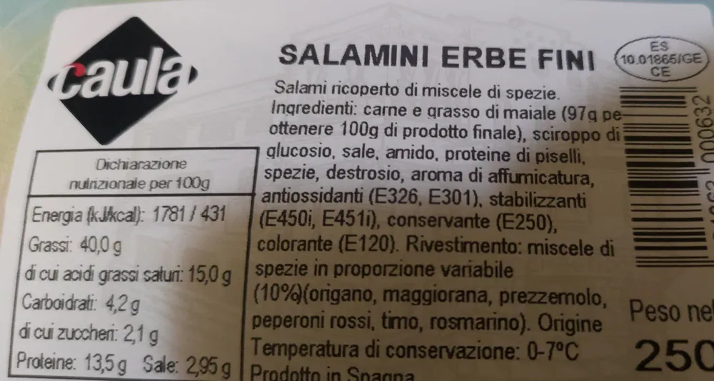 Salamini erbe fini