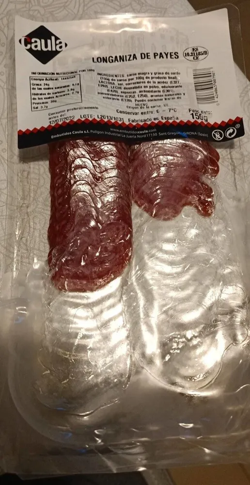 Longaniza de payes