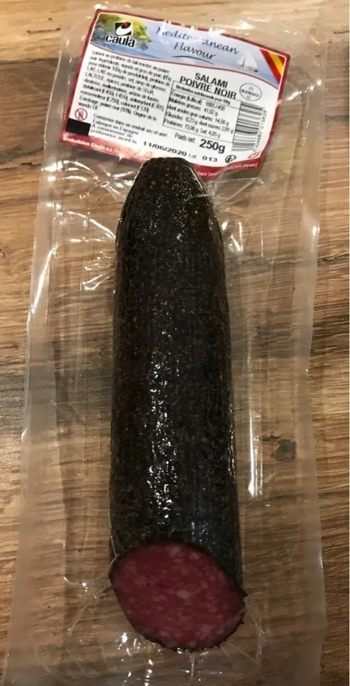 Salami poivre noir