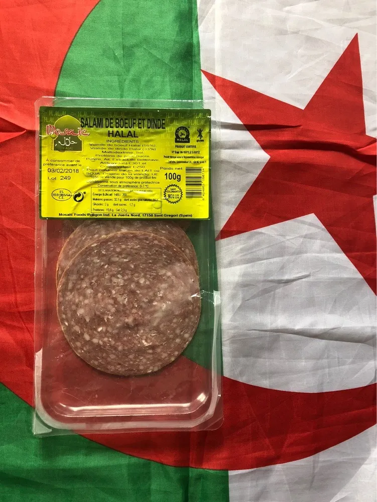 Mosaic Beef & Turkey Salami Halal 100GR