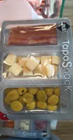 Tapas Snack Jamon Serrano Cheese Olives