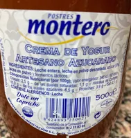 Crema de yogur