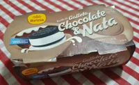 Tarta de galleta chocolate y nata