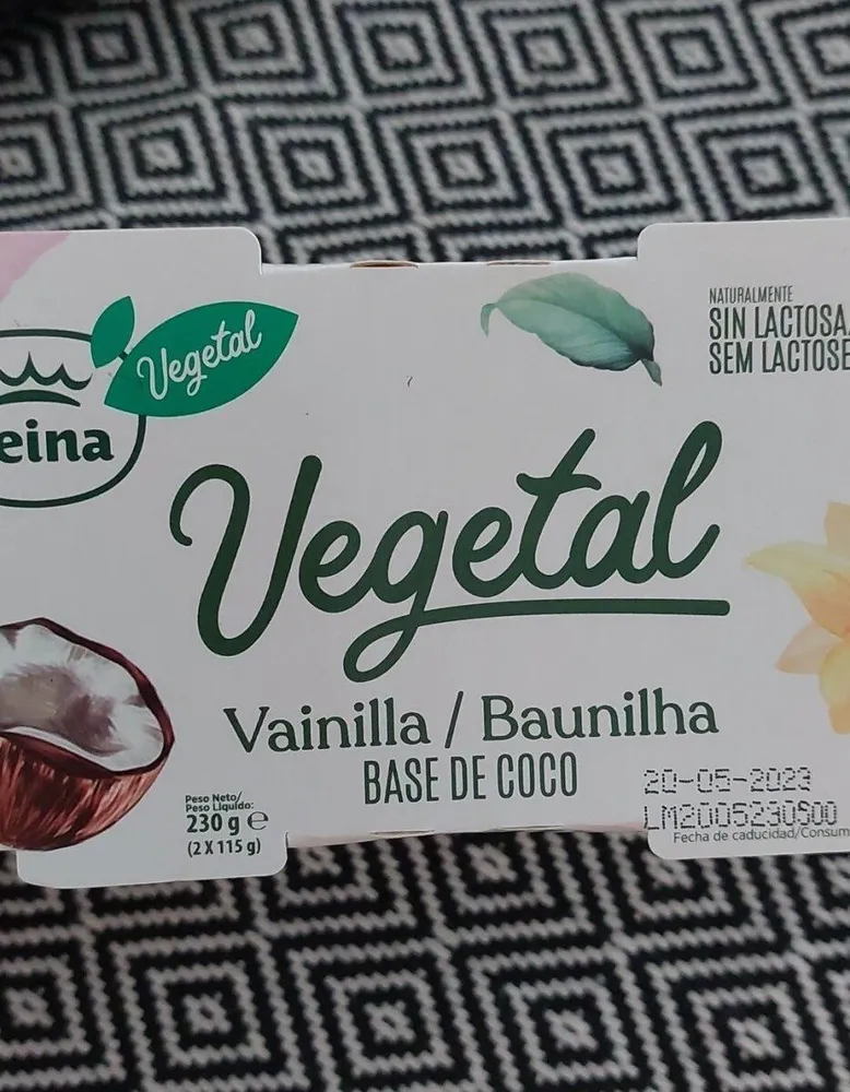 Vegetal vainilla base de coco