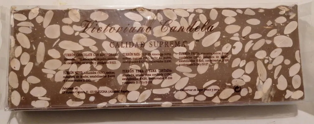 Turrón Chocolate Leche Calidad Suprema