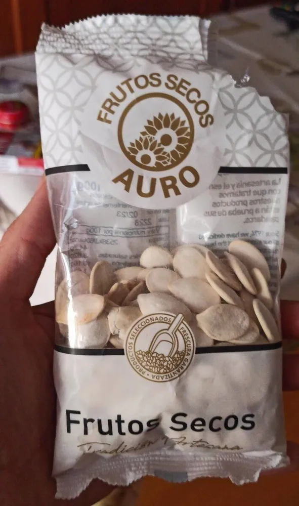 Pipas de calabaza tostada sal
