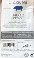 Criollo cerdo