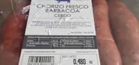 Chorizo fresco barbacoa cerdo