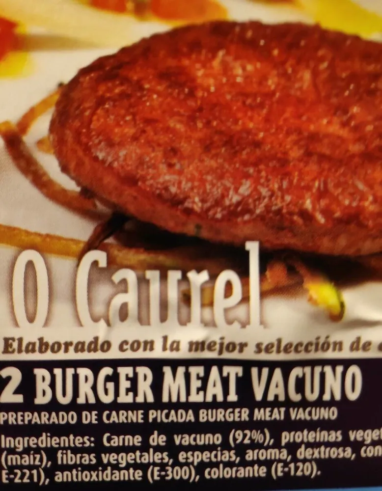 Burguer meat vacuno